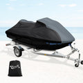 Waterproof Jet Ski Cover for Sea-Doo Spark 2Up Spark Trixx 2Up 2014-2024, 600D Trailerable Jet Ski Cover with 2 Air Vents, Heavy Duty Oxford All Weather Waverunner Cover