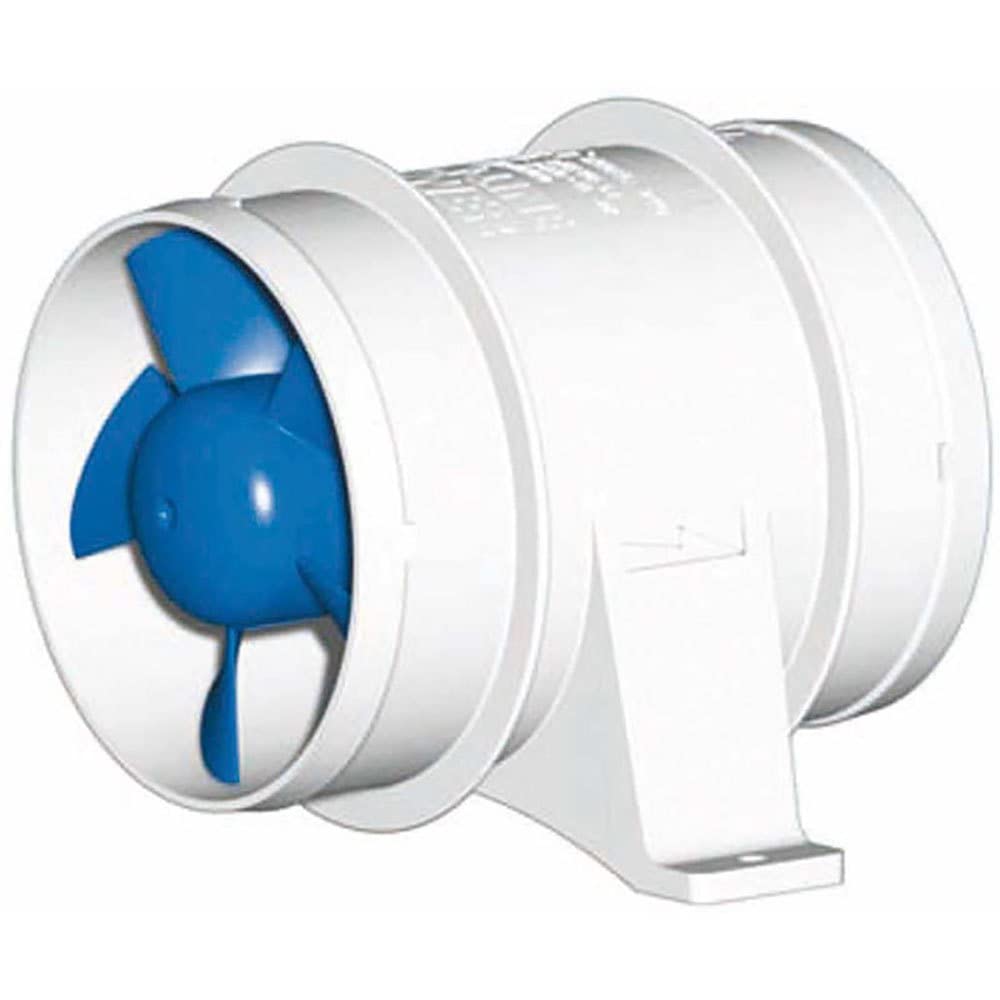 Rule In Line Marine Bilge Blower, Slip On Connections, Efficient and Quiet High Volume Air Flow
