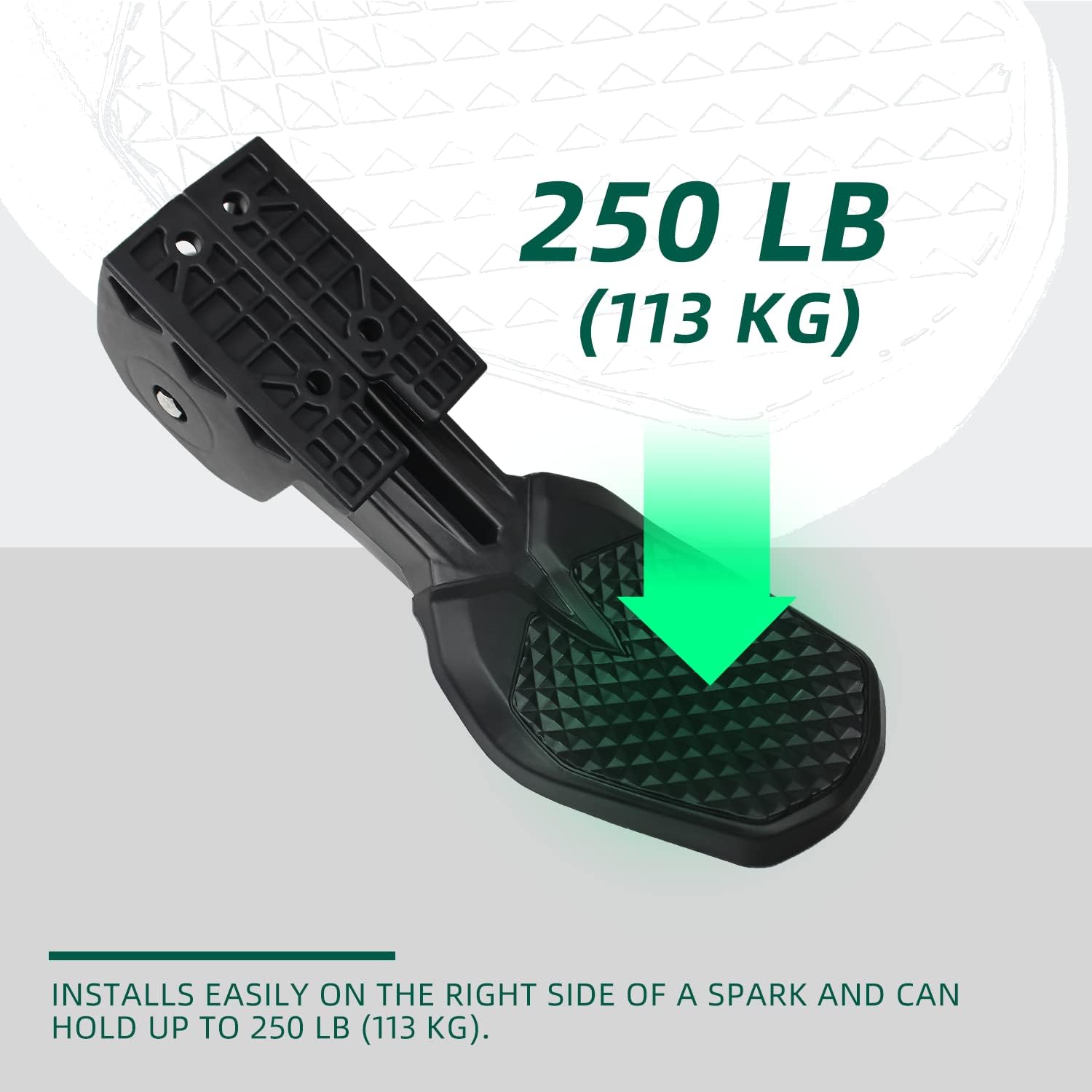 Boarding Fold-Down Step Compatible with Sea-Doo Spark Replace #295100494 295100642 Reboarding Step Ladder Spark Boarding Watercraft Step Kit