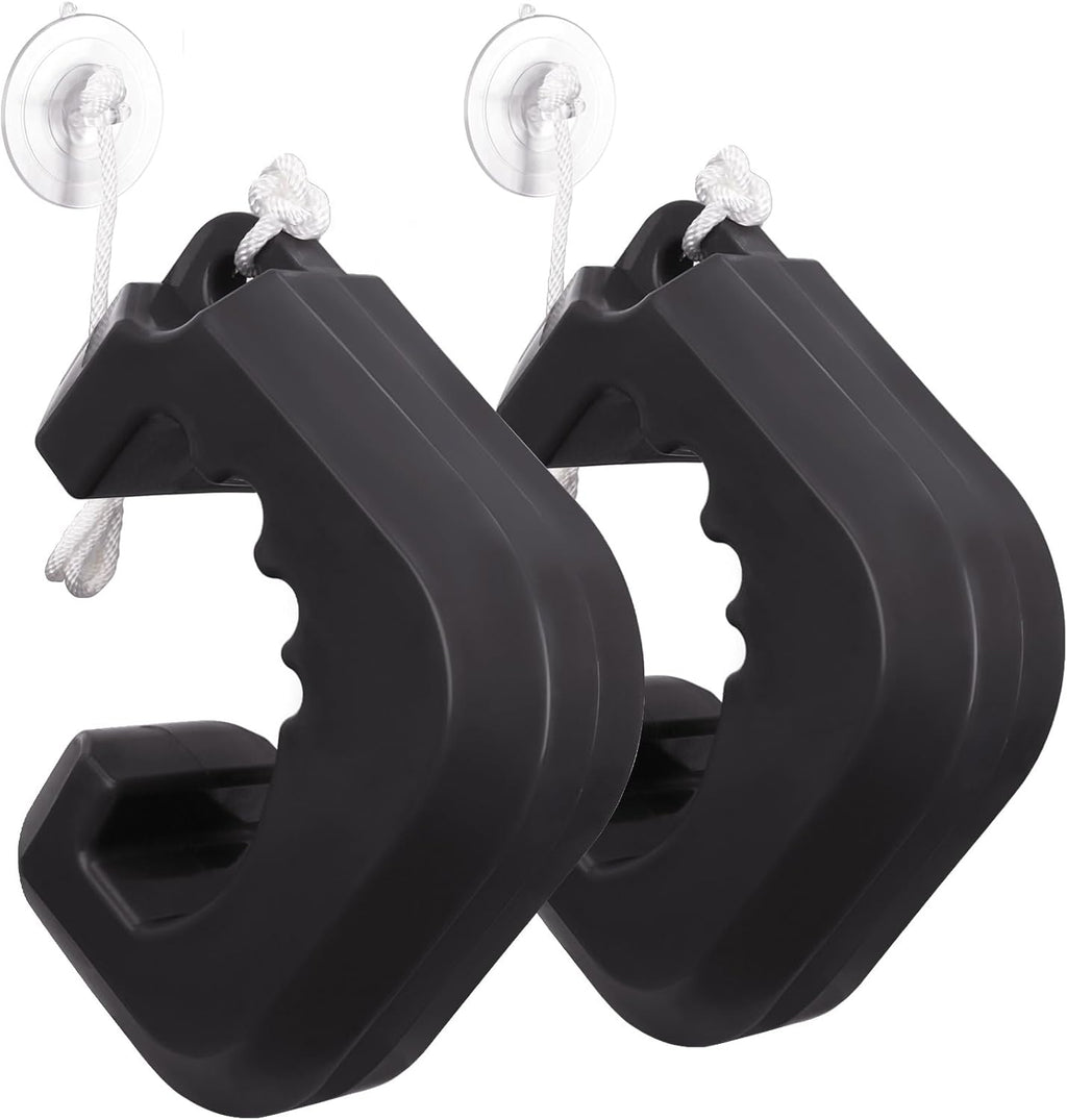 Jet Ski Bumpers for Docking, PWC Fenders Fit Yamaha Jet Skis, PWC Bumpers Waverunner Accessories with Quick Attachment, 2 Pack, Black
