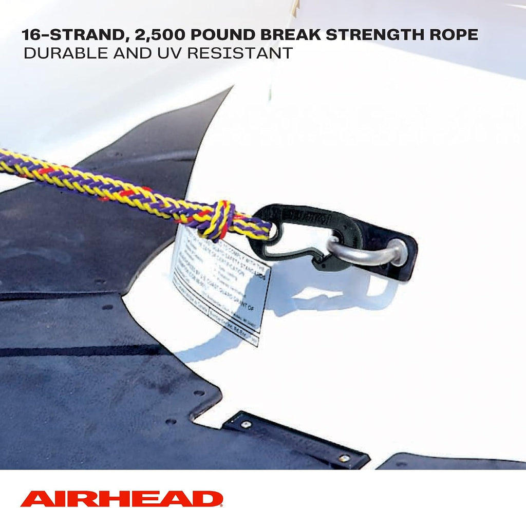Airhead PWC Boat Dock Line, 7-Feet, Pack of 2, yellow / Black For Watercraft