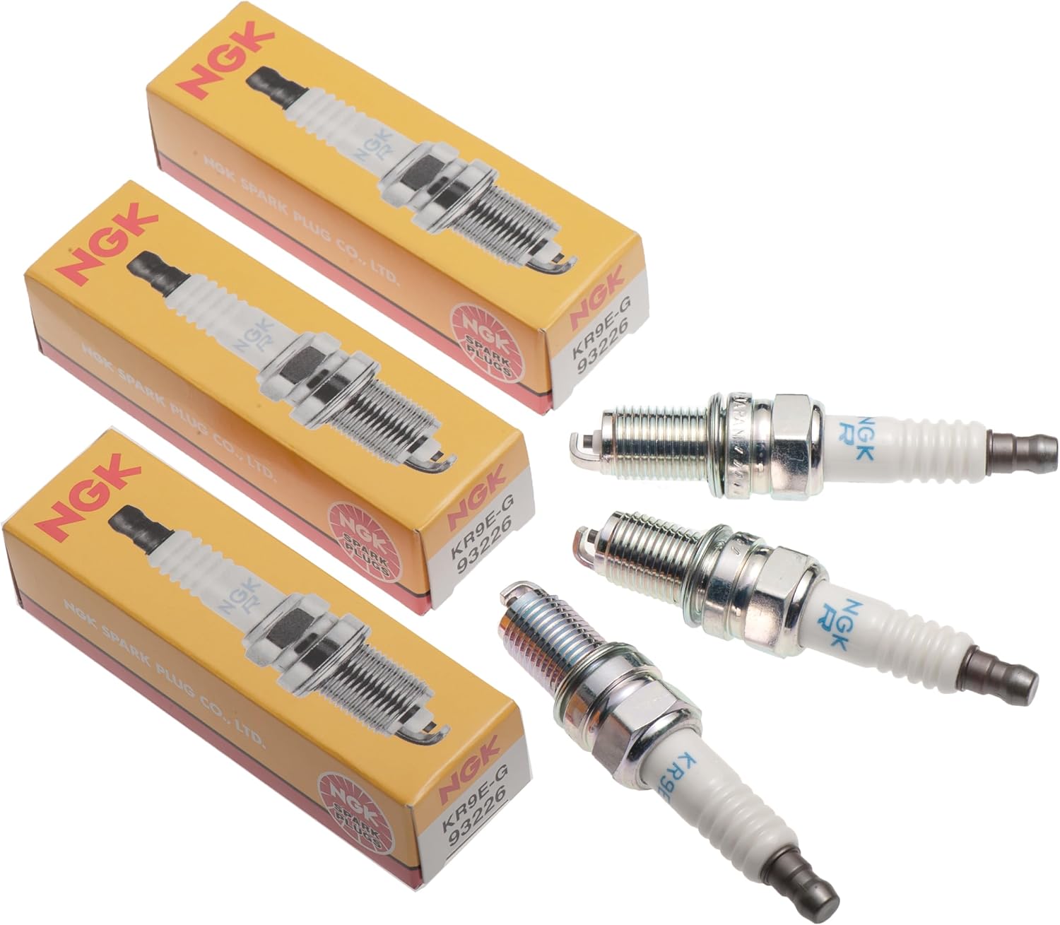 SeaDoo 300HP 1630cc GTX RXP RXT 300 2016-2022 NGK Spark Plug 3 Pack KR9E-G 93226