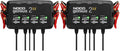 NOCO GENIUS2X4: 8A 4-Bank Smart Battery Charger (2A/Bank) - 6V/12V Automatic Maintainer, Trickle Charger & Desulfator with Overcharge Protection & Temperature Compensation – for Lead-Acid & Lithium
