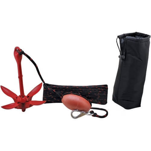 3006.6548 Boattector Complete Grapnel Anchor Kit for Small Boats, Kayaks, PWC, Jet Ski, Paddle Boards, Etc. - 3.5 Lbs.