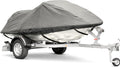 Trailerable Jet Ski Cover Personal Watercraft PWC Storage Compatible with Sea-Doo, Yamaha, Kawasaki, Polaris, Wet Jet, Honda, ARTCO Fits up to 140" (Charcoal Grey)